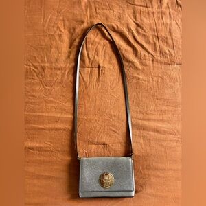 Silver over-the-shoulder kate spade purse